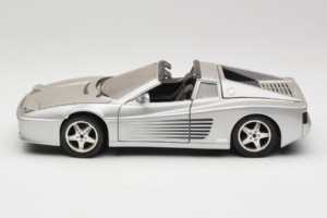 Ferrari 512TR Targa Argent Mira 1:18 6175 Métal Moulé — image 4 sur 8