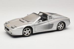 Ferrari 512TR Targa Argent Mira 1:18 6175 Métal Moulé