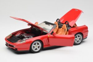 Ferrari 550 Barchetta Pininfarina Rouge Bburago 1:18 327660 Métal Moulé — image 2 sur 8