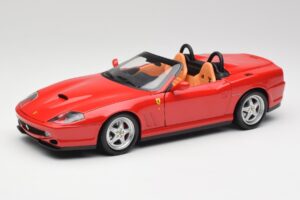 Ferrari 550 Barchetta Rosso Corsa Hot Wheels 1:18 29441 Métal Moulé
