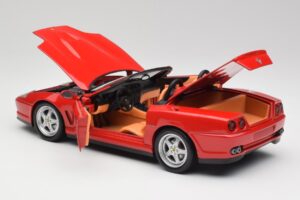 Ferrari 550 Barchetta Rosso Corsa Hot Wheels 1:18 29441 Métal Moulé — image 5 sur 8