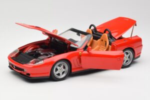Ferrari 550 Barchetta Rosso Corsa Hot Wheels 1:18 74299294419 Métal Moulé — image 2 sur 8