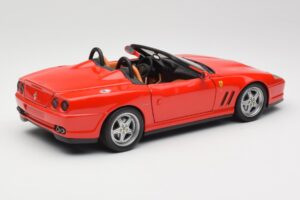 Ferrari 550 Barchetta Rosso Corsa Hot Wheels 1:18 74299294419 Métal Moulé — image 3 sur 8