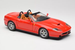 Ferrari 550 Barchetta Rosso Corsa Hot Wheels 1:18 74299294419 Métal Moulé — image 6 sur 8