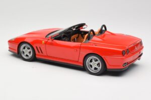 Ferrari 550 Barchetta Rosso Corsa Hot Wheels 1:18 74299294419 Métal Moulé — image 7 sur 8