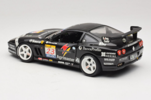 Ferrari 550 Maranello #23 Agrimaster Noir Bburago 1:18 3344-B2 Métal Moulé — image 7 sur 8