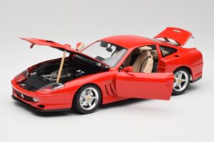 Ferrari 550 Maranello Rouge Bburago 1:18 3064 Métal Moulé — image 2 sur 8
