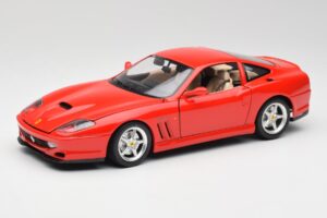 Ferrari 550 Maranello Rouge Bburago 1:18 3064 Métal Moulé