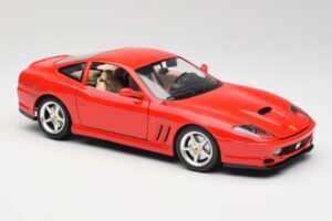 Ferrari 550 Maranello Rouge Bburago 1:18 3064 Métal Moulé — image 6 sur 8