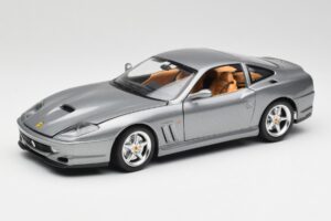 Ferrari 550 Maranello Argent Bburago 1:18 3344 Métal Moulé