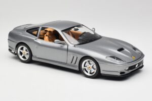 Ferrari 550 Maranello Argent Bburago 1:18 3344 Métal Moulé — image 6 sur 8