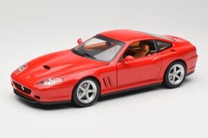 Ferrari 575M Maranello Rouge Hot Wheels 1:18 54937 Métal Moulé