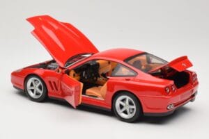 Ferrari 575M Maranello Rouge Hot Wheels 1:18 54937 Métal Moulé — image 5 sur 8