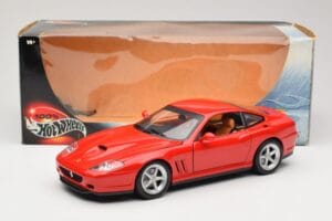 Ferrari 575M Maranello Rouge Hot Wheels 1:18 54937 Métal Moulé — image 8 sur 8