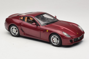 Ferrari 599 GTB Fiorano Rouge Foncé Hot Wheels 1:18 M1200 Métal Moulé — image 6 sur 8