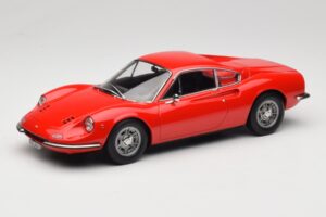 Ferrari Dino 246 GT Rouge Norev 1:18 187800 Métal Moulé