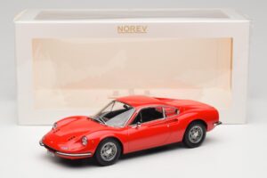 Ferrari Dino 246 GT Rouge Norev 1:18 187800 Métal Moulé — image 6 sur 6