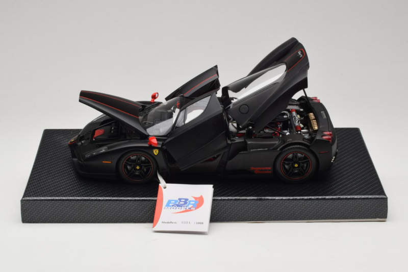 Ferrari Enzo Matt Black Édition Limitée BBR 1:18 HE180029 Métal Moulé