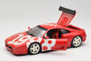Ferrari F355 Berlinetta Rouge avec roues blanches UT Models 1:18 180074020-P2 Métal Moulé — image 2 sur 8