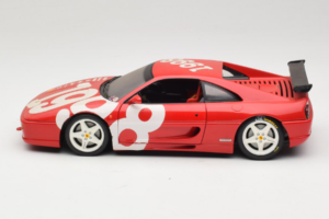 Ferrari F355 Berlinetta Rouge avec roues blanches UT Models 1:18 180074020-P2 Métal Moulé — image 4 sur 8