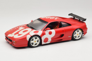 Ferrari F355 Berlinetta Rouge avec roues blanches UT Models 1:18 180074020-P2 Métal Moulé