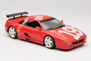 Ferrari F355 Berlinetta Rouge avec roues blanches UT Models 1:18 180074020-P2 Métal Moulé — image 6 sur 8