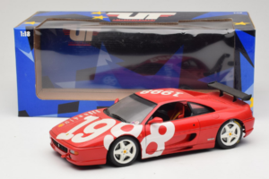 Ferrari F355 Berlinetta Rouge avec roues blanches UT Models 1:18 180074020-P2 Métal Moulé — image 8 sur 8
