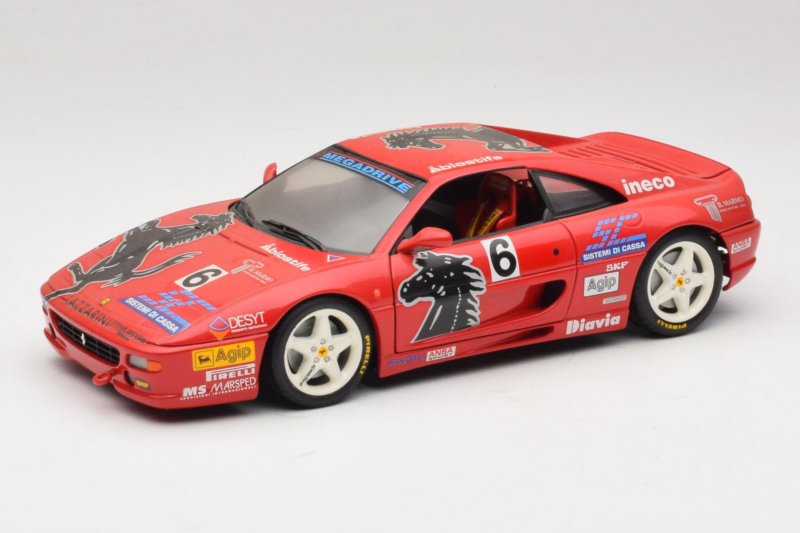 Ferrari F355 Berlinetta Diavia #6 Rouge UT Models 1:18 180074020-P3 Métal Moulé