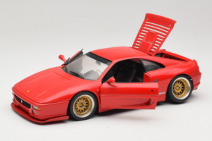 Ferrari F355 Berlinetta Rouge Avec Jantes Or Personnalisées UT Models 1:18 180074020-P5 Métal Moulé — image 2 sur 8