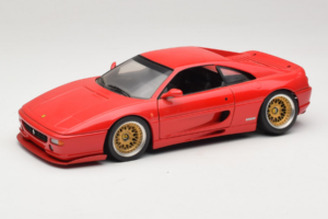 Ferrari F355 Berlinetta Rouge Avec Jantes Or Personnalisées UT Models 1:18 180074020-P5 Métal Moulé