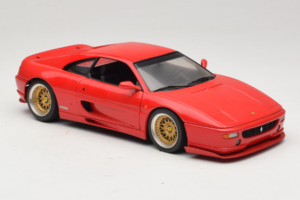 Ferrari F355 Berlinetta Rouge Avec Jantes Or Personnalisées UT Models 1:18 180074020-P5 Métal Moulé — image 6 sur 8