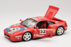 Ferrari F355 Berlinetta Slushuppie #52 M. Peters Rouge UT Models 1:18 180074020-P4 Métal Moulé — image 2 sur 8