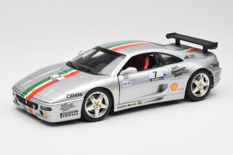 Ferrari F355 Challenge #7 1998 Hot Wheels 1:18 23909 Métal Moulé