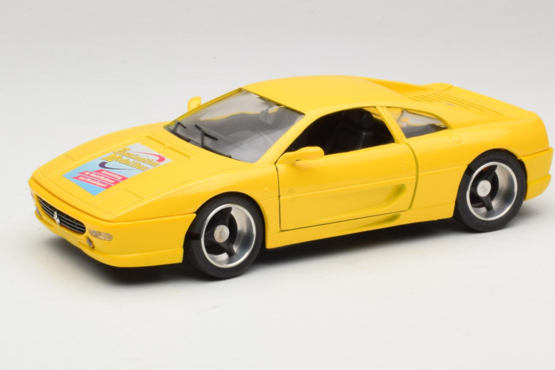 Ferrari F355 Racing Jaune Faszination Modelbau Édition Limitée Solido 1:18 9009 Métal Moulé