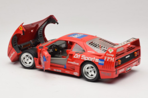 Ferrari F40 #40 J-P. Jabouille / O. Grouillard Art Sports 1987 Bburago 1:18 3332-A1 Métal Moulé — image 5 sur 8