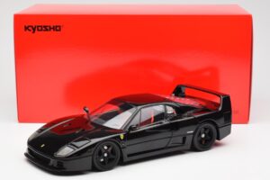 Ferrari F40 Noir Kyosho 1:18 08416BK Métal Moulé — image 10 sur 10