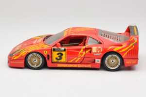 Ferrari F40 Evoluzione #3 Brummel Rouge 1987 Bburago 1:18 3022-P2 Métal Moulé — image 4 sur 8