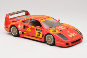 Ferrari F40 Evoluzione #3 Brummel Rouge 1987 Bburago 1:18 3022-P2 Métal Moulé — image 6 sur 8