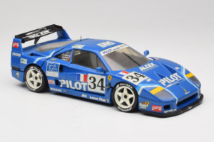 Ferrari F40 Evoluzione #34 Bleu Custom 1987 Bburago 1:18 3032-C1 Métal Moulé — image 6 sur 8