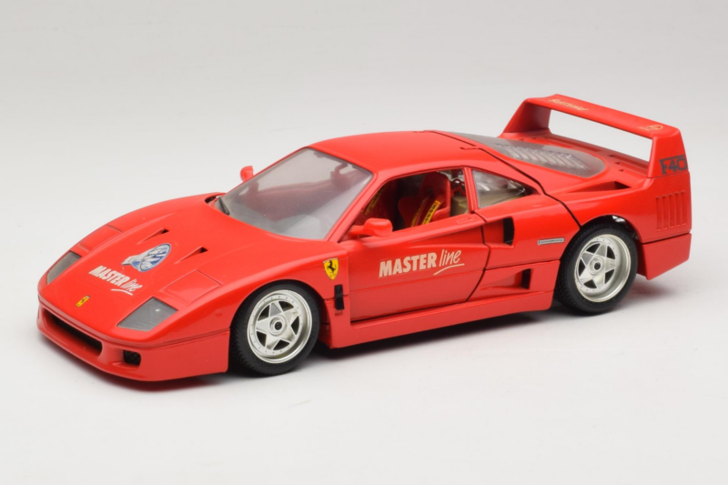 Ferrari F40 Evoluzione Rouge Master Line Bburago 1:18 3042-M1 Métal Moulé