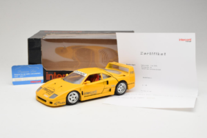 Ferrari F40 Interconti Car HiFi Jaune Bburago 1:18 3032-I1 Métal Moulé — image 8 sur 8