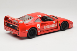 Ferrari F40 #6 V. Colombo L'Indipendente Rouge 1987 Bburago 1:18 3032-L1 Métal Moulé — image 3 sur 8
