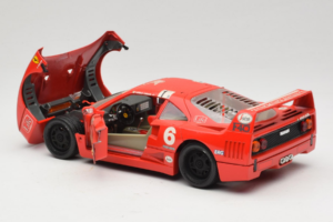 Ferrari F40 #6 V. Colombo L'Indipendente Rouge 1987 Bburago 1:18 3032-L1 Métal Moulé — image 5 sur 8