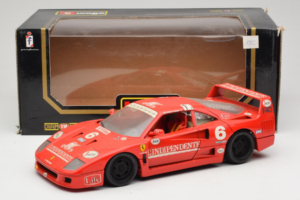 Ferrari F40 #6 V. Colombo L'Indipendente Rouge 1987 Bburago 1:18 3032-L1 Métal Moulé — image 8 sur 8
