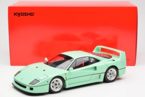 Ferrari F40 Vert Menthe Kyosho 1:18 08416MG Métal Moulé — image 10 sur 10