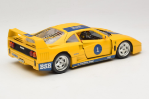 Ferrari F40 #1 Jaune Bauer Edition Limitée 100 pièces Bburago 1:18 BSR001 Métal Moulé — image 3 sur 8