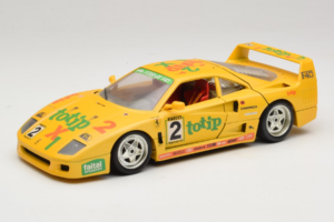 Ferrari F40 Totip Jolly Club #2 Jaune Bburago 1:18 3332-Y1 Métal Moulé