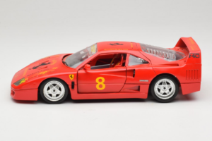 Ferrari F40 #8 Bevro International Rouge 1987 Bburago 1:18 3332-P3 Métal Moulé — image 4 sur 8