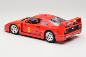 Ferrari F40 #8 Bevro International Rouge 1987 Bburago 1:18 3332-P3 Métal Moulé — image 7 sur 8