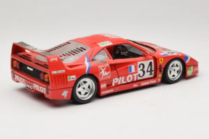 Ferrari F40 LM Pilot #34 Ferte / Thavenin / Palau 24 Hours of Le Mans 1995 Rouge Bburago 1:18 3032-P3 Métal Moulé — image 3 sur 8